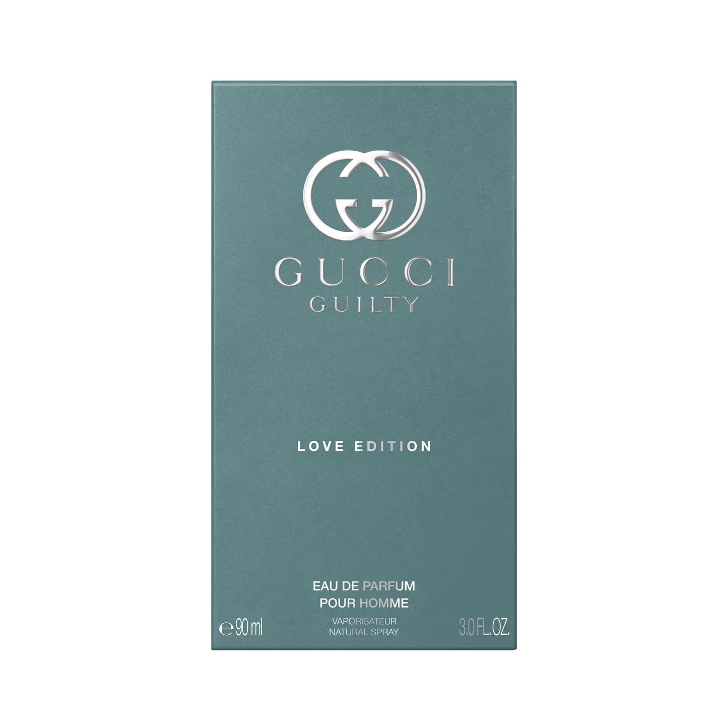 Gucci Guilty Love Edition perfume packaging on a white background Gucci Guilty Love Edition Pour Homme Eau de Parfum 90 ml (3 fl.oz)