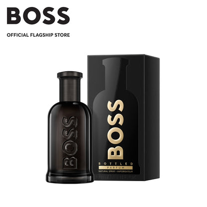 Hugo Boss Bottled Parfum 100ml 3.3 fl oz Men’s Intense Woody Amber Luxury Fragrance