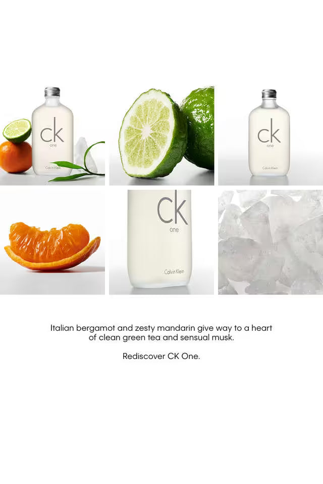 Calvin Klein CK One Eau de Toilette 100ml – Fresh Citrus Aromatic Unisex Fragrance