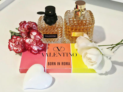 Valentino Donna Born In Roma The Gold Eau de Parfum 100ml 3.4 fl oz Women’s Warm Floral Amber Luxury Perfume