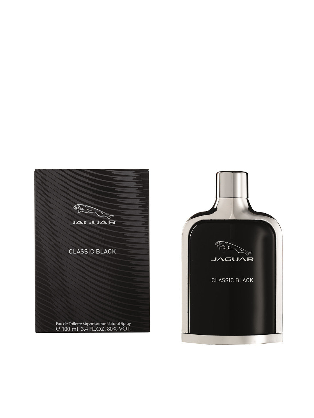 Jaguar Classic Black Eau de Toilette for Men 100ml – Sophisticated Woody Aromatic Fragrance