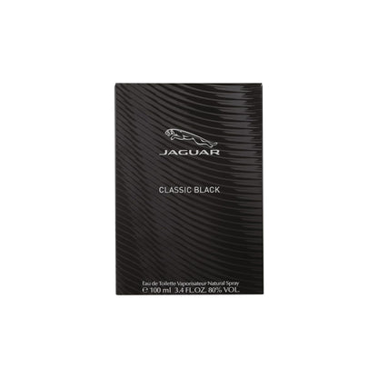 Jaguar Classic Black Eau de Toilette for Men 100ml – Sophisticated Woody Aromatic Fragrance