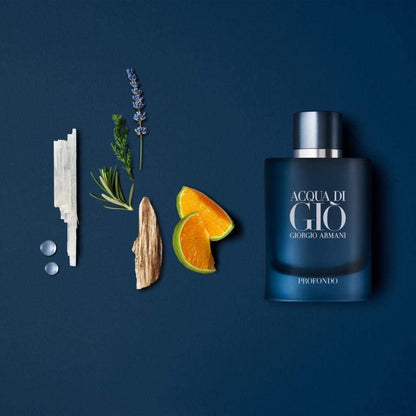 Acqua di Giò Profondo Giorgio Armani Eau de Parfum 125ml 4.2 fl oz Men’s Marine Aromatic Woody Fragrance