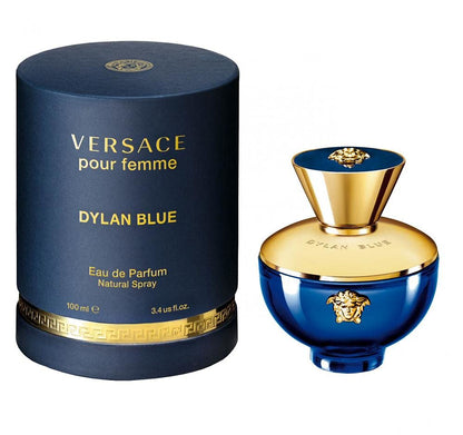 Versace Dylan Blue Pour Femme Eau de Parfum for Women 100ml – Floral Fruity Woody Fragrance