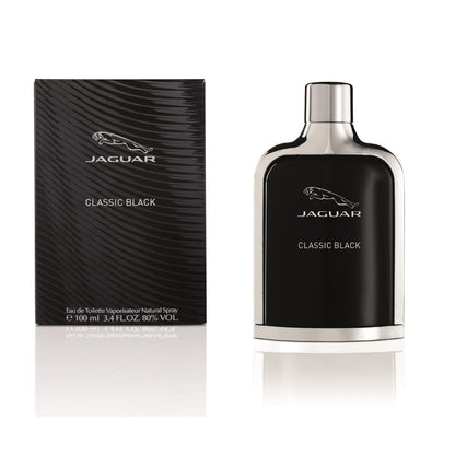 Jaguar Classic Black Eau de Toilette for Men 100ml – Sophisticated Woody Aromatic Fragrance