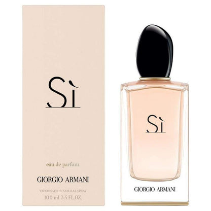 Giorgio Armani Sì Eau de Parfum 100ml 3.4 fl oz Women’s Chypre Fruity Blackcurrant Vanilla Luxury Perfume