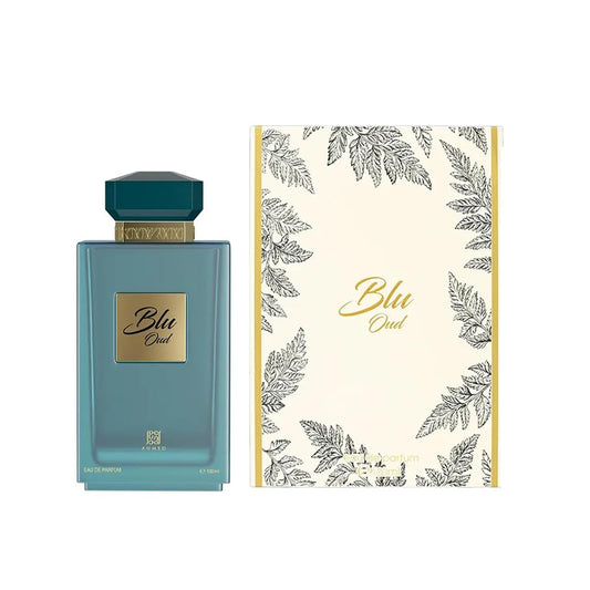 Ahmed Al Maghribi Blu Oud Eau de Parfum 100ml | Fresh Oud Luxury Unisex Fragrance