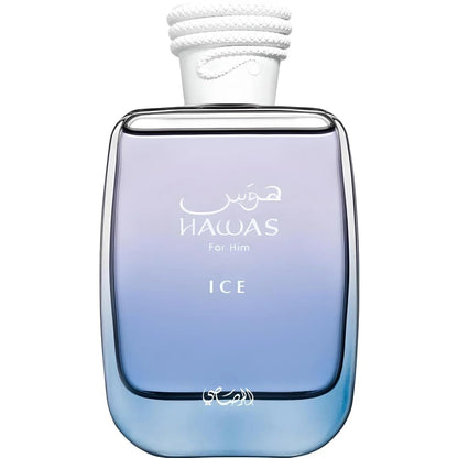 Rasasi Hawas Ice Eau de Parfum for Men 100ml – Fresh Aquatic Citrus Fragrance
