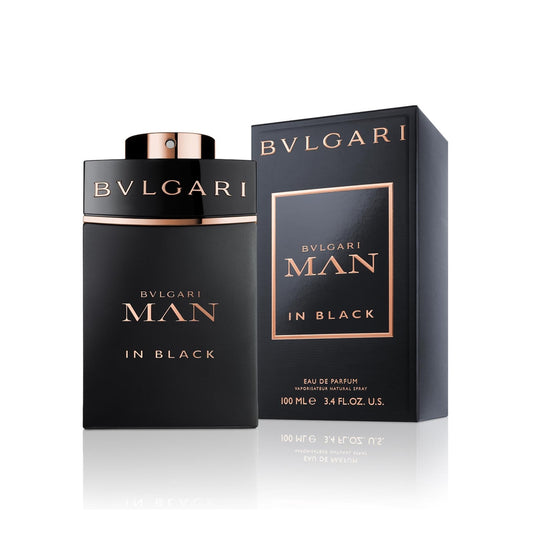 Bvlgari Man In Black Eau de Parfum 100ml 3.4 fl oz U.S. Men’s Intense Spicy Amber Long Lasting Luxury Fragrance