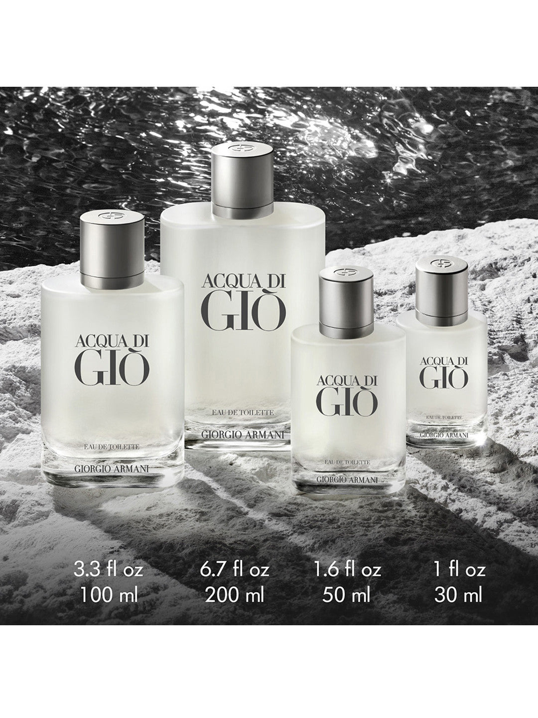 Giorgio Armani Acqua di Giò Eau de Toilette 100ml 3.4 fl oz Men’s Fresh Aquatic Citrus Signature Fragrance