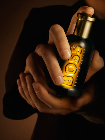 Hugo Boss Bottled Elixir Parfum Intense 100ml 3.3 fl oz Men’s Rich Woody Spicy Luxury Fragrance