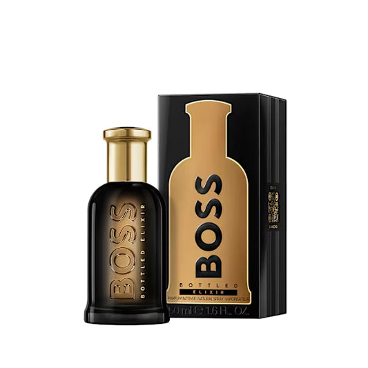 Hugo Boss Bottled Elixir Parfum Intense 100ml 3.3 fl oz Men’s Rich Woody Spicy Luxury Fragrance
