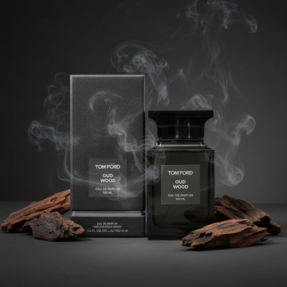 Tom Ford Oud Wood Eau de Parfum 100ml 3.4 fl oz Luxury Unisex Woody Spicy Niche Fragrance