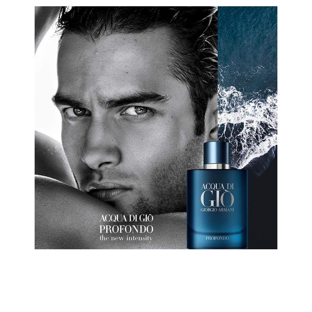 Acqua di Giò Profondo Giorgio Armani Eau de Parfum 125ml 4.2 fl oz Men’s Marine Aromatic Woody Fragrance