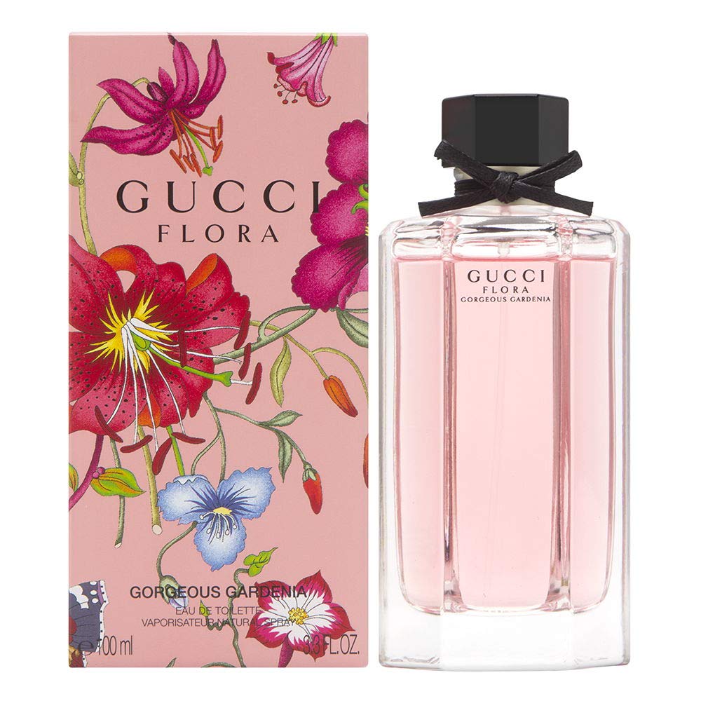 Gucci Flora Gorgeous Gardenia Eau de Toilette for Women 100ml – Floral Fruity Fragrance