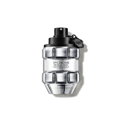 Viktor & Rolf Spicebomb Metallic Musk Eau de Parfum 90ml 3.04 fl oz Intense Musky Woody Men’s Perfume