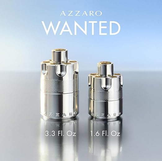 Azzaro Wanted Eau de Parfum 100ml 3.4 fl oz Men’s Intense Woody Spicy Fragrance for Evening and Date Wear