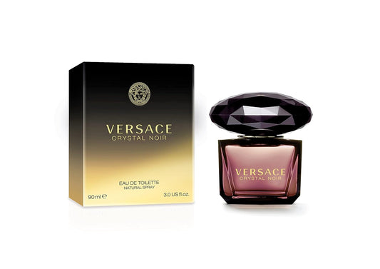 Versace Crystal Noir Eau de Toilette 90ml 3.0 fl oz Women’s Spicy Floral Oriental Luxury Perfume