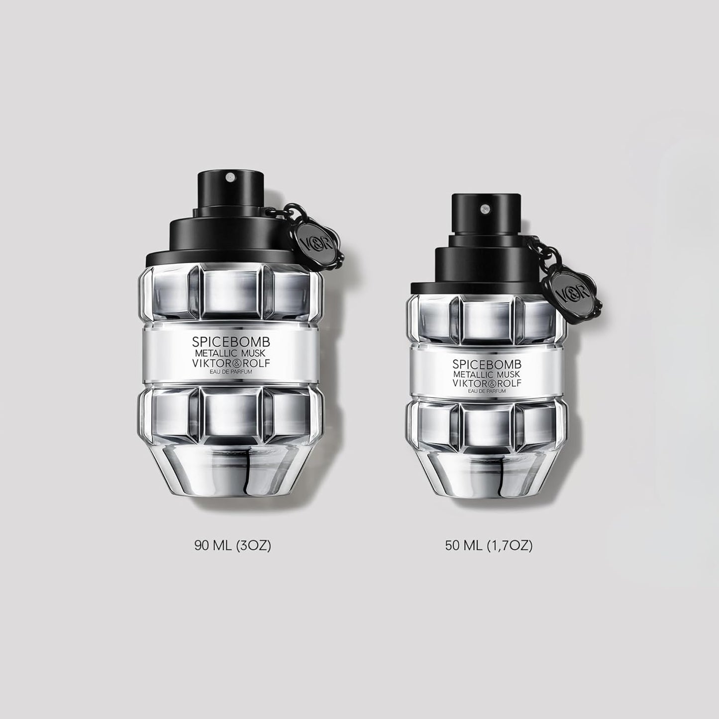 Viktor & Rolf Spicebomb Metallic Musk Eau de Parfum 90ml 3.04 fl oz Intense Musky Woody Men’s Perfume
