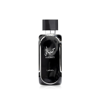Lattafa Hayaati Black Eau de Parfum 100ml – Woody Spicy Men’s Luxury Fragrance