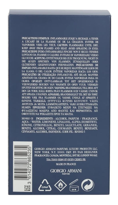 Acqua di Giò Profondo Giorgio Armani Eau de Parfum 125ml 4.2 fl oz Men’s Marine Aromatic Woody Fragrance