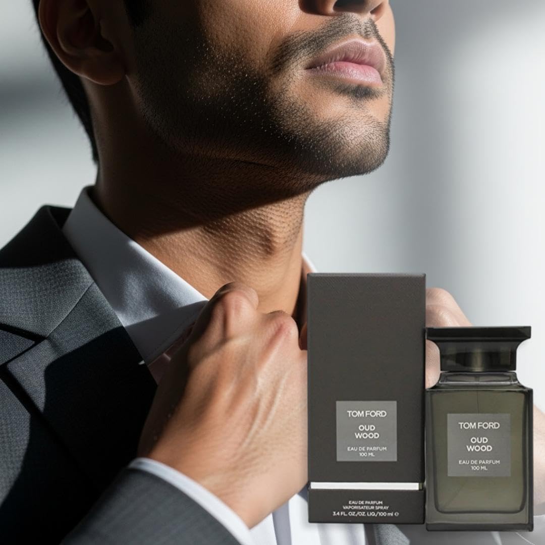 Tom Ford Oud Wood Eau de Parfum 100ml 3.4 fl oz Luxury Unisex Woody Spicy Niche Fragrance