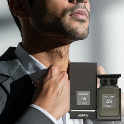 Tom Ford Oud Wood Eau de Parfum 100ml 3.4 fl oz Luxury Unisex Woody Spicy Niche Fragrance