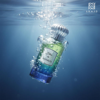 Ahmed Al Maghribi Blue by Ahmed Eau de Parfum 100ml – Fresh Aquatic Woody Unisex Fragrance