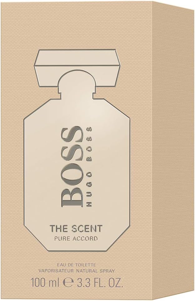 Boss The Scent Pure Accord Eau de Toilette for Men 100ml – Fresh Spicy Aromatic Fragrance