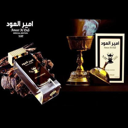 Ameer Al Oud VIP Special Edition Eau de Parfum 100ml – Rich Woody Oud Luxury Unisex Fragrance