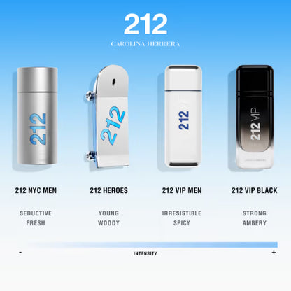 Carolina Herrera 212 Men Eau de Toilette 100ml – Fresh Woody Fragrance