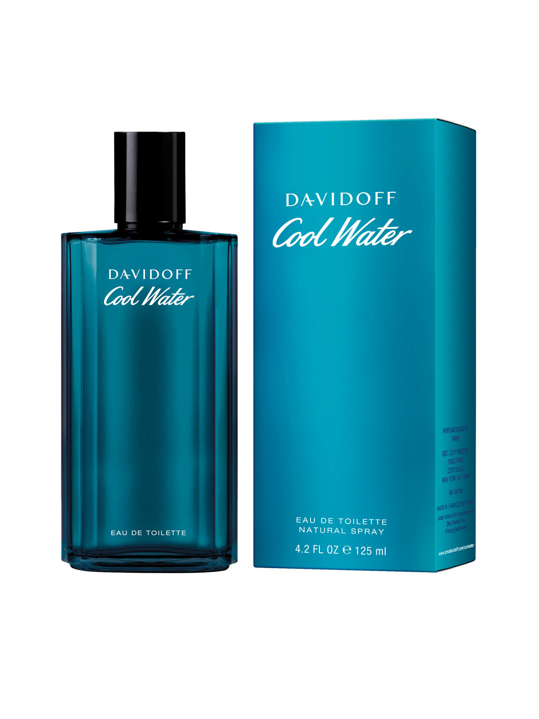 Davidoff Cool Water Eau de Toilette for Men 125ml – Fresh Aquatic Aromatic Fragrance