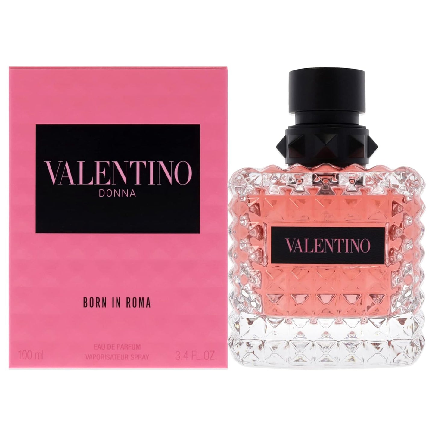 Valentino Donna Born In Roma The Gold Eau de Parfum 100ml 3.4 fl oz Women’s Warm Floral Amber Luxury Perfume