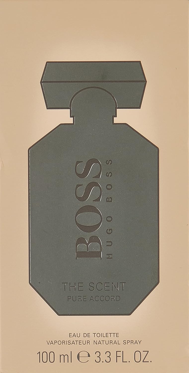 Boss The Scent Pure Accord Eau de Toilette for Men 100ml – Fresh Spicy Aromatic Fragrance