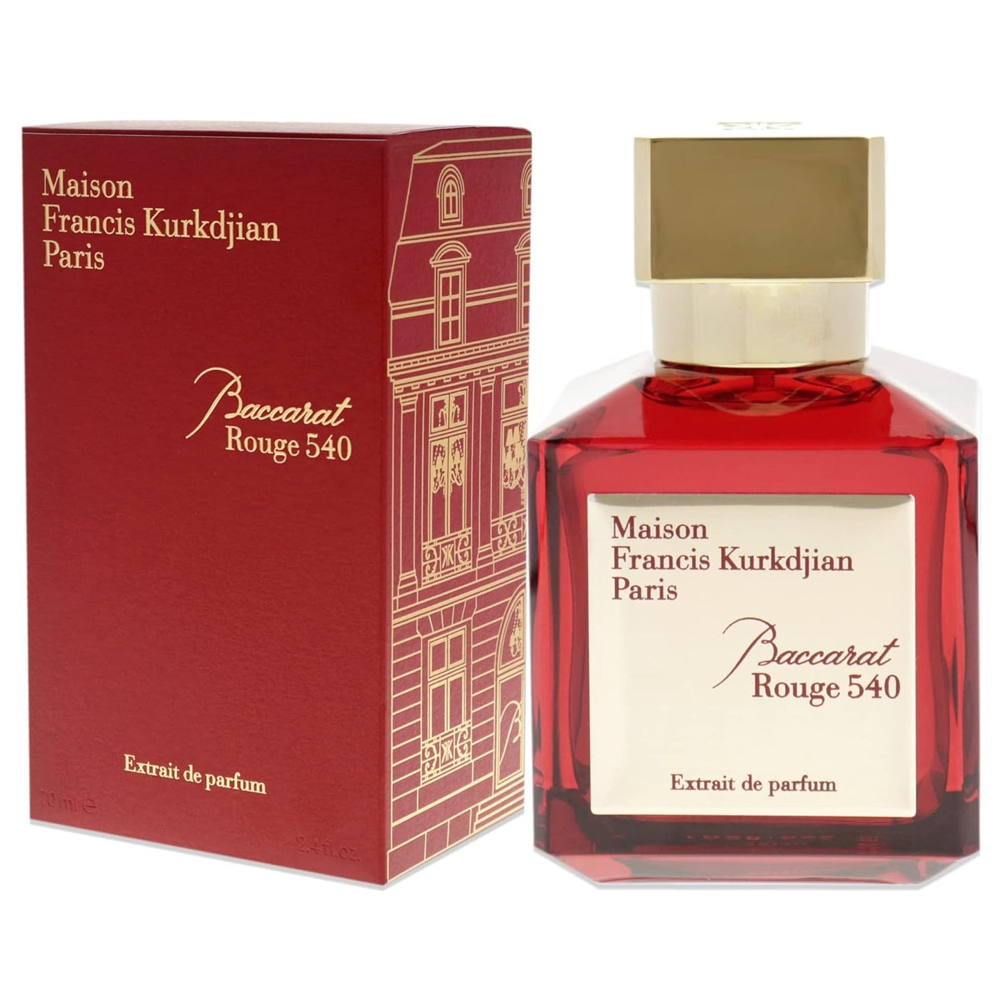 Maison Francis Kurkdjian Baccarat Rouge 540 EDP 70ml – Amber Woody Luxury Unisex Fragrance