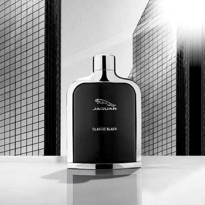 Jaguar Classic Black Eau de Toilette for Men 100ml – Sophisticated Woody Aromatic Fragrance