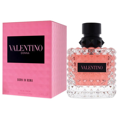 Valentino Donna Born In Roma The Gold Eau de Parfum 100ml 3.4 fl oz Women’s Warm Floral Amber Luxury Perfume