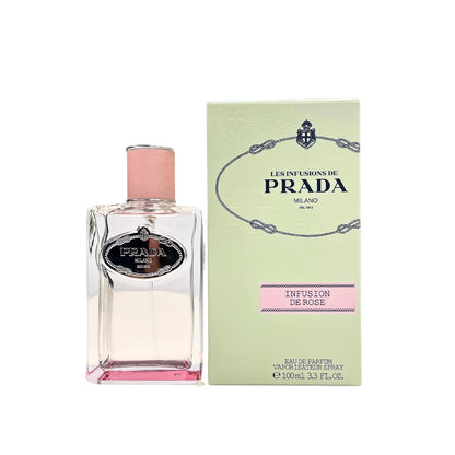 Les Infusions de Prada Milano Infusion de Rose Eau de Parfum 100ml 3.3 fl oz Elegant Fresh Rose Luxury Fragrance for Women