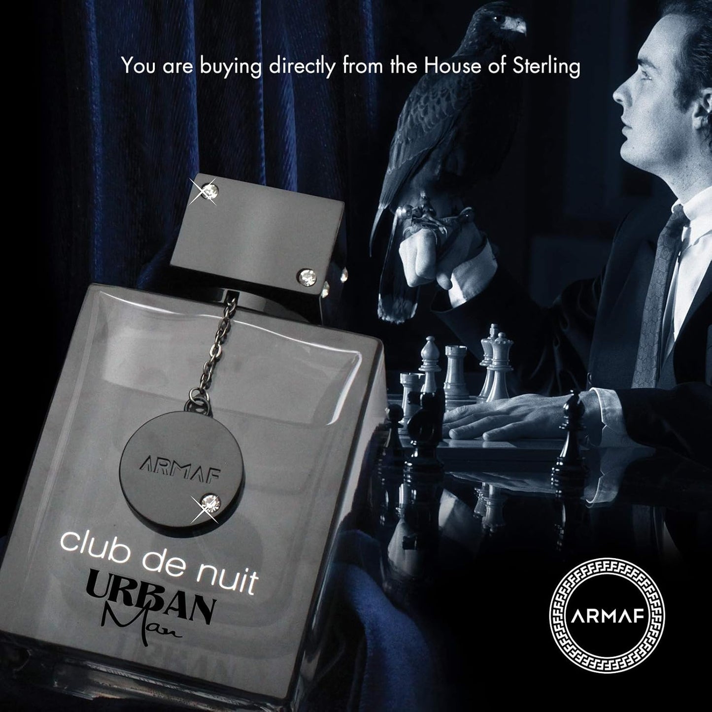 Armaf Club de Nuit Urban Man Eau de Parfum for Men 105ml – Woody Aromatic Fragrance