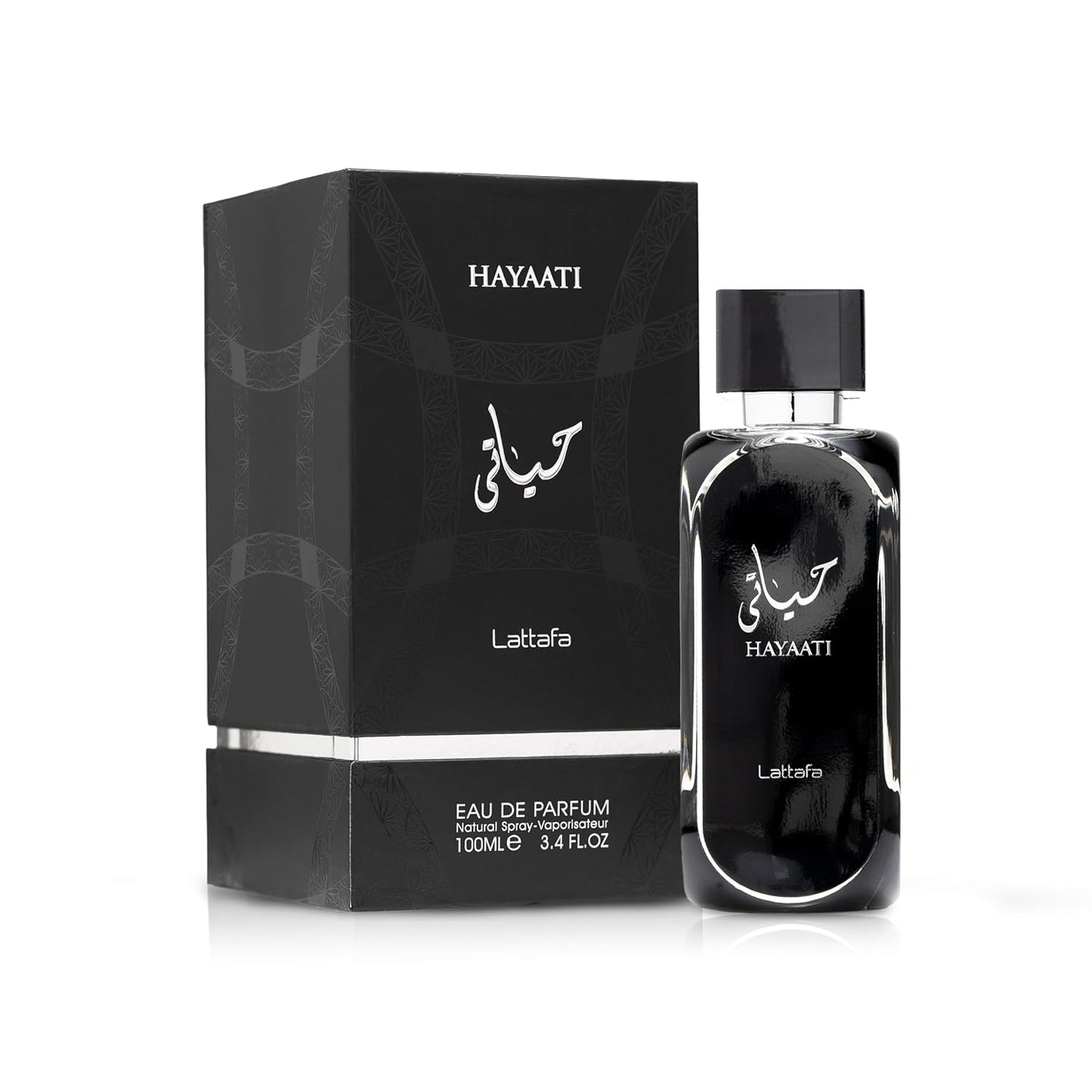 Lattafa Hayaati Black Eau de Parfum 100ml – Woody Spicy Men’s Luxury Fragrance