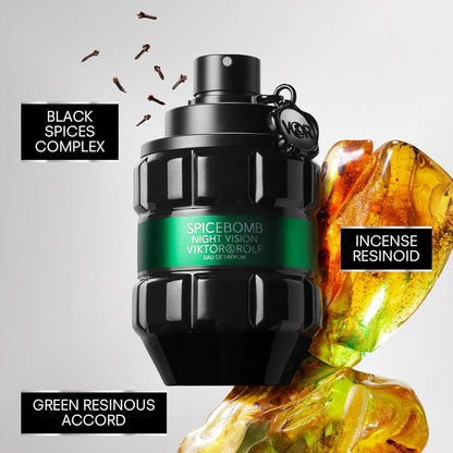 Viktor & Rolf Spicebomb Night Vision Eau de Parfum 90ml 3.04 fl oz Bold Fresh Spicy Men’s Perfume