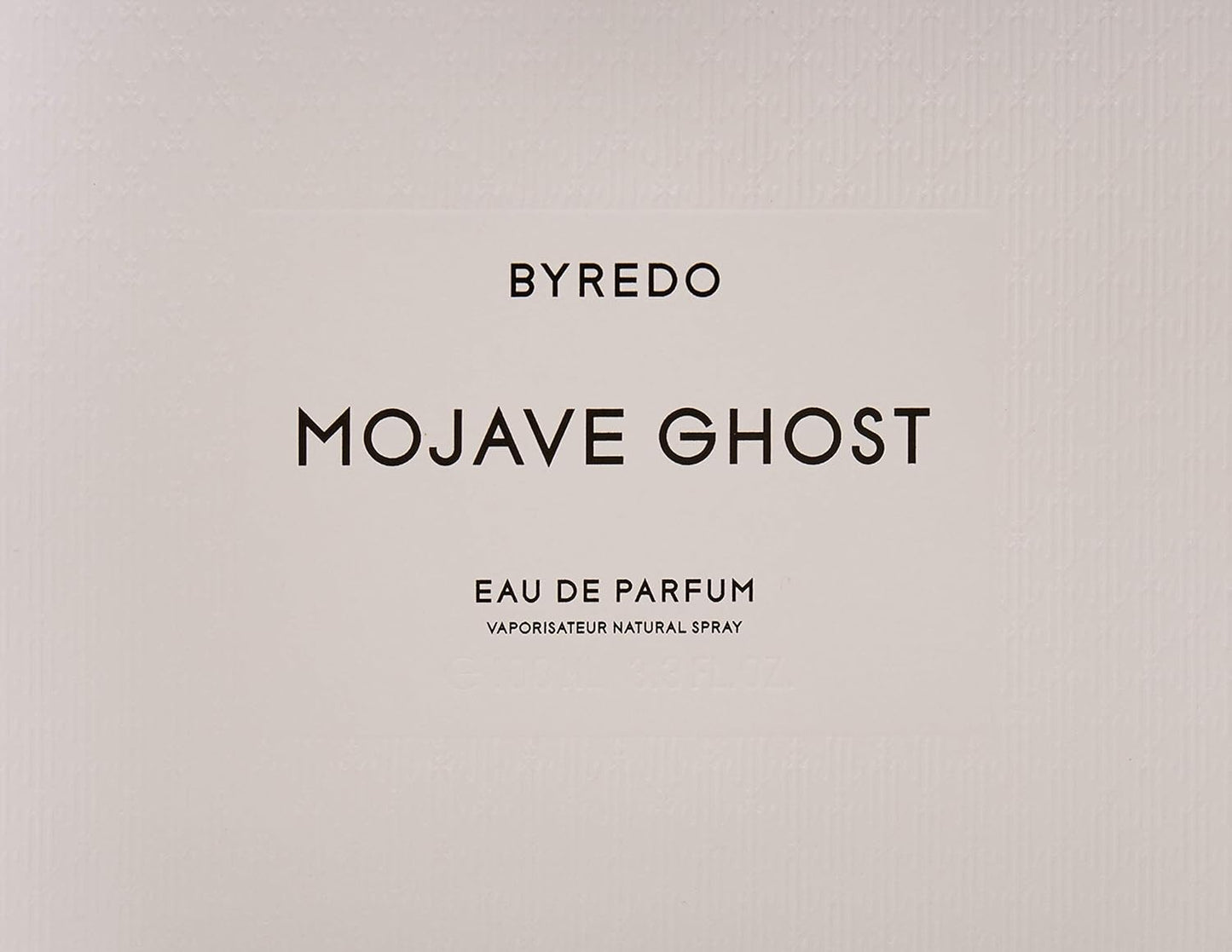Byredo Mojave Ghost Eau de Parfum 100ml 3.3 fl oz Luxury Woody Floral Amber Perfume for Women and Men Signature Scent