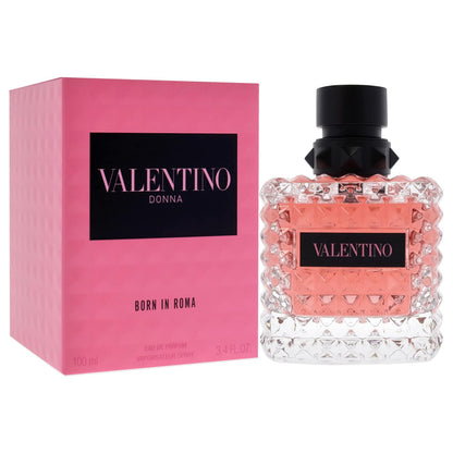 Valentino Donna Born In Roma The Gold Eau de Parfum 100ml 3.4 fl oz Women’s Warm Floral Amber Luxury Perfume