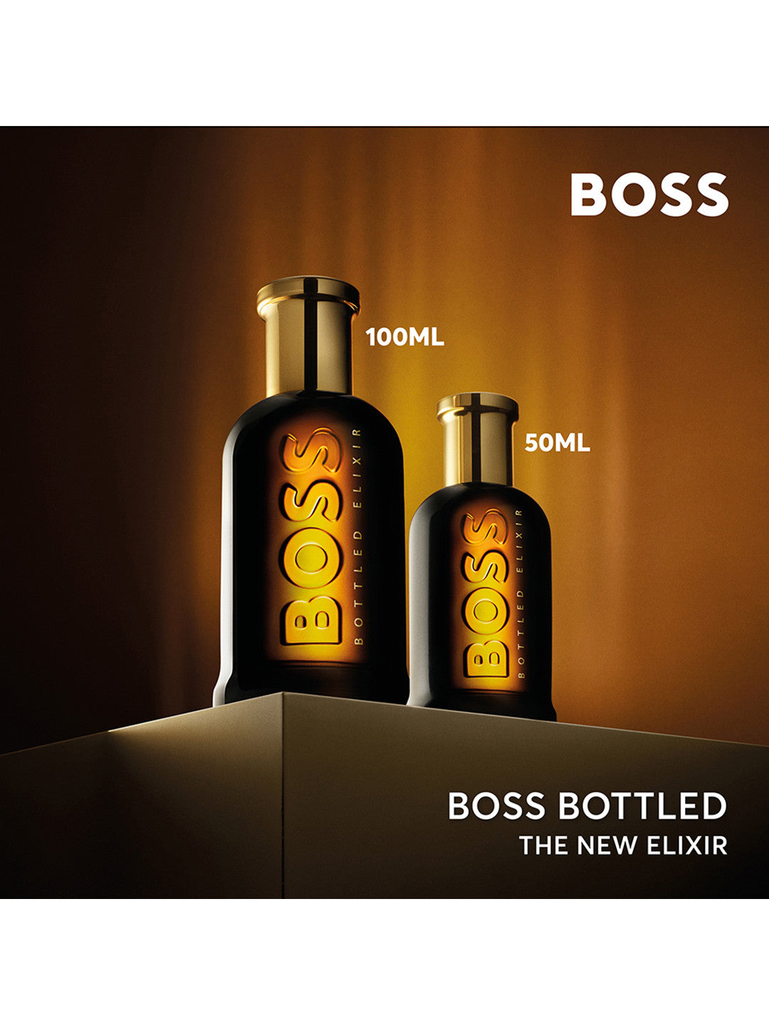 Hugo Boss Bottled Elixir Parfum Intense 100ml 3.3 fl oz Men’s Rich Woody Spicy Luxury Fragrance