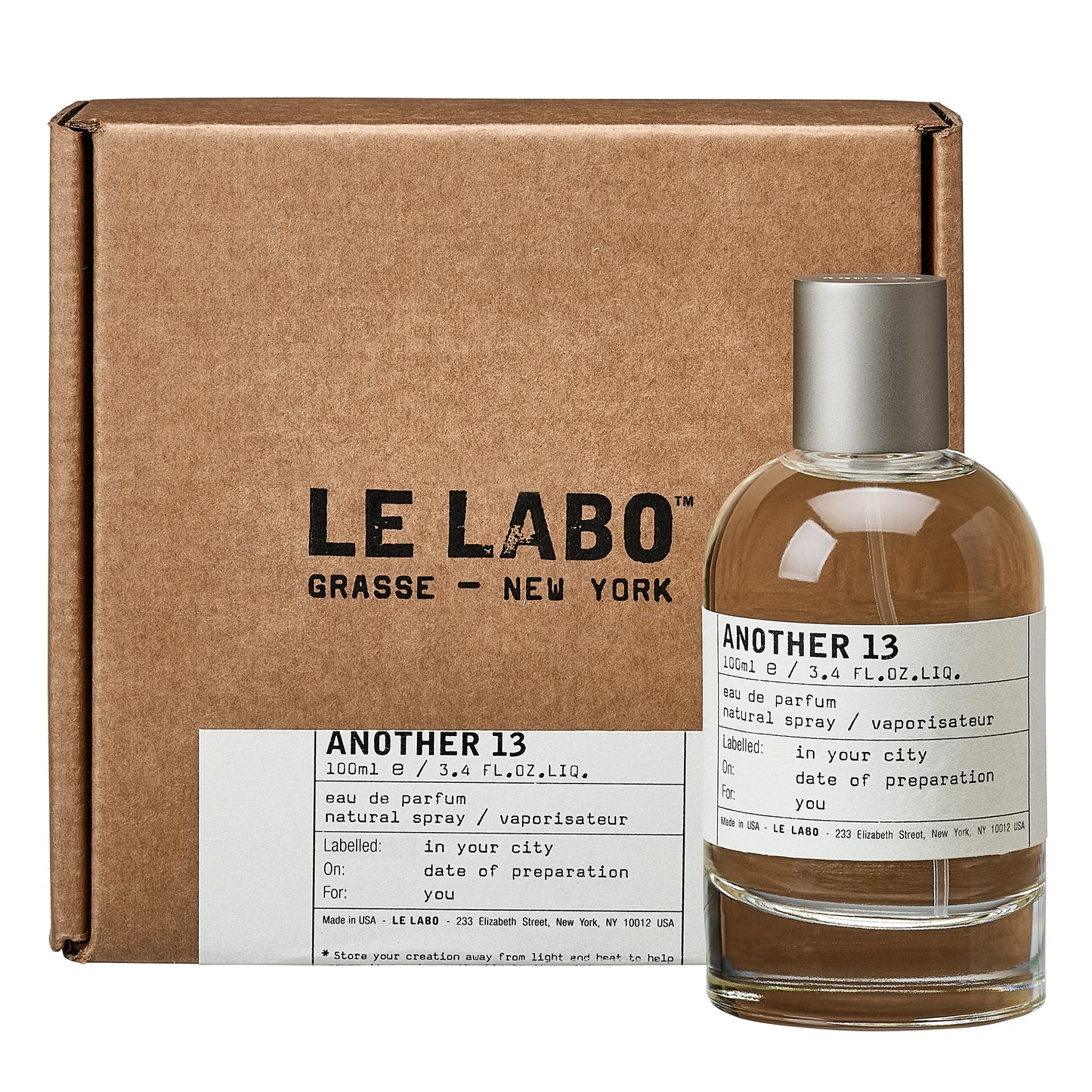 Le Labo Patchouli 24 Eau de Parfum 50ml 1.7 fl oz Unisex Smoky Leather Patchouli Niche Fragrance