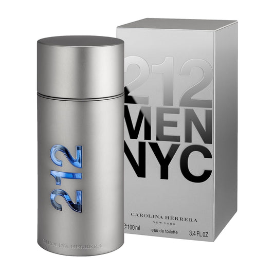 Carolina Herrera 212 Men Eau de Toilette 100ml – Fresh Woody Fragrance