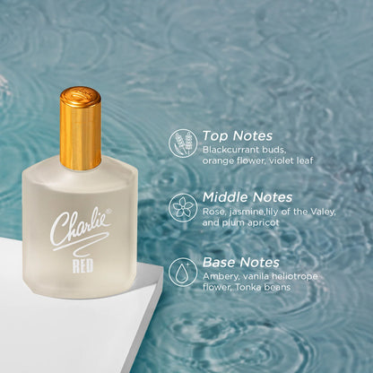Revlon Charlie Rose Eau de Toilette for Women 100ml – Floral Fruity Fragrance
