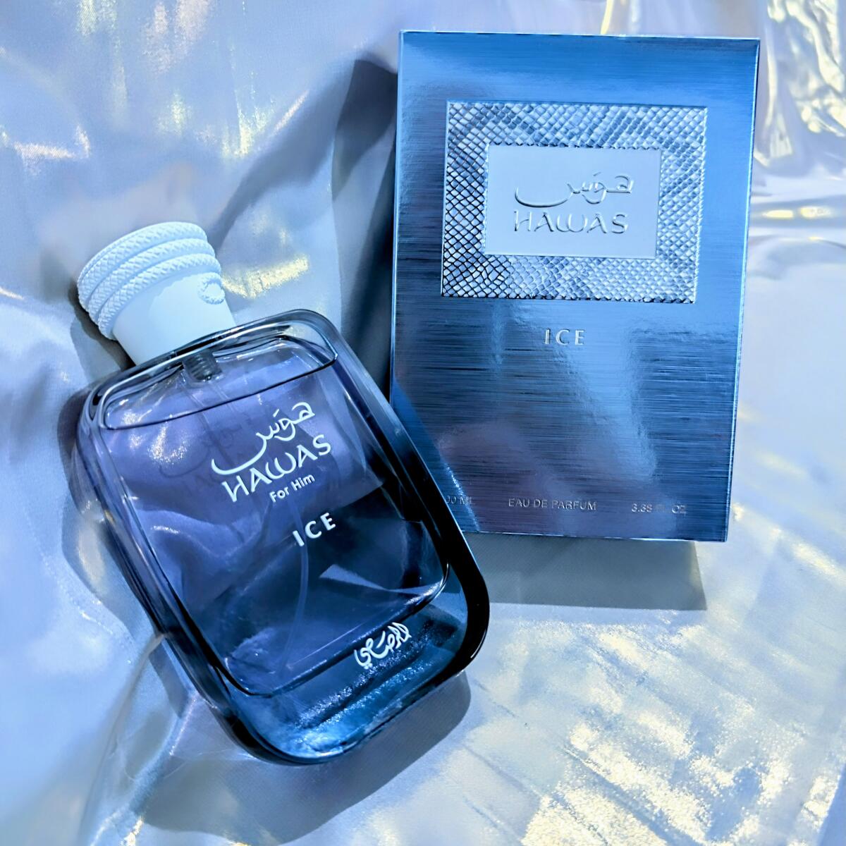 Rasasi Hawas Ice Eau de Parfum for Men 100ml – Fresh Aquatic Citrus Fragrance
