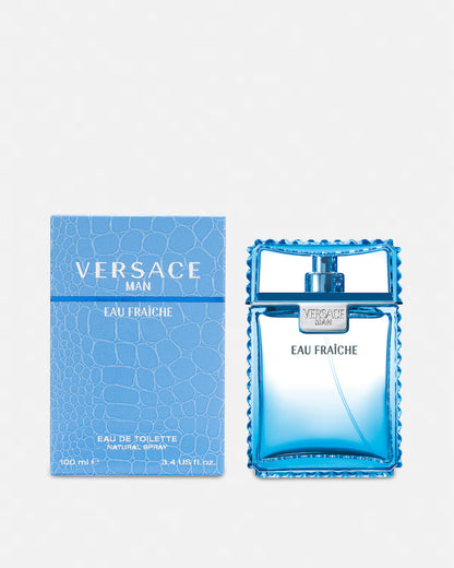 Versace Man Eau Fraiche Eau de Toilette for Men 100ml – Fresh Aquatic Citrus Fragrance