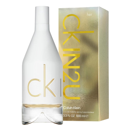 Calvin Klein CK IN2U for Women Eau de Toilette 100ml – Floral Citrus Fragrance
